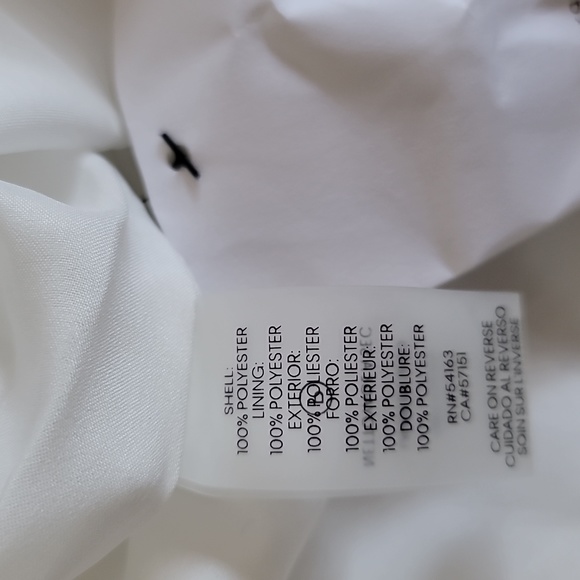 NEW/Karl Lagerfeld Paris/White dress/Size 4 - Picture 7 of 10